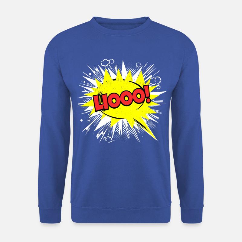 Lio Name Lustige Sprechblase Liooo! - Unisex Pullover - Royalblau