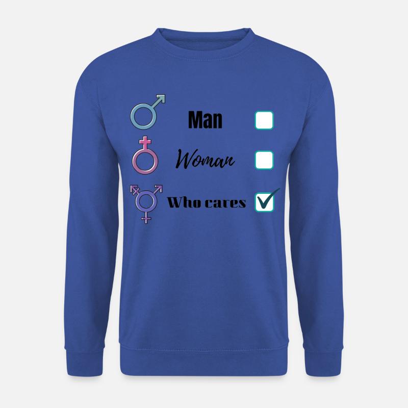 Clothing I am non-binary - Unisex Sweatshirt - royal blue