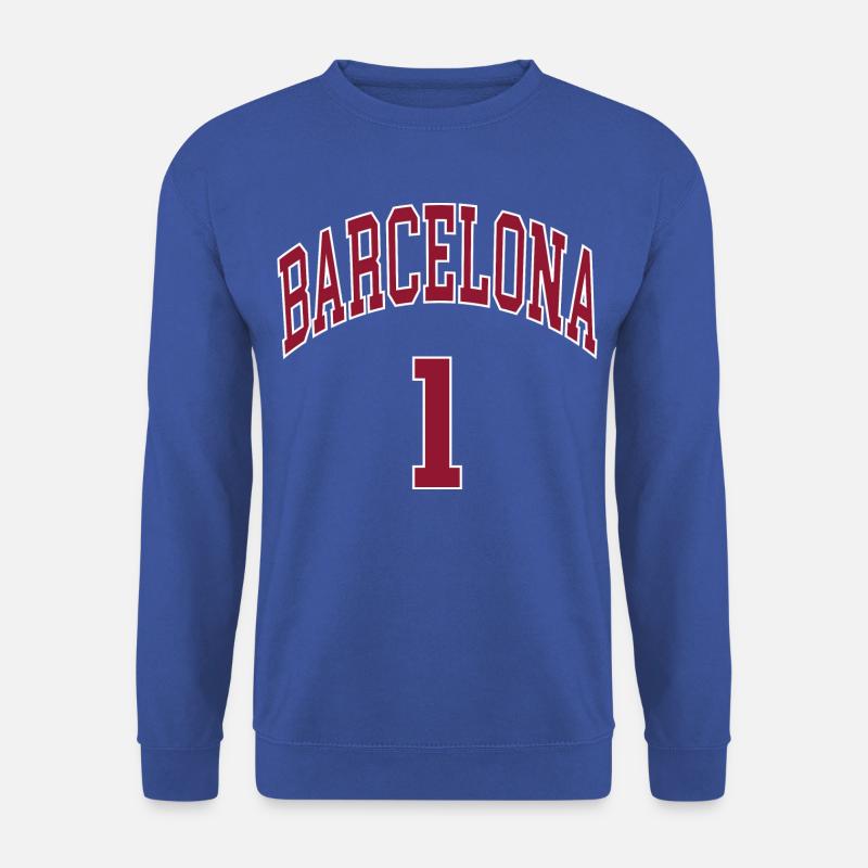 Barcelone 1 - Sweat-shirt Unisexe - bleu royal