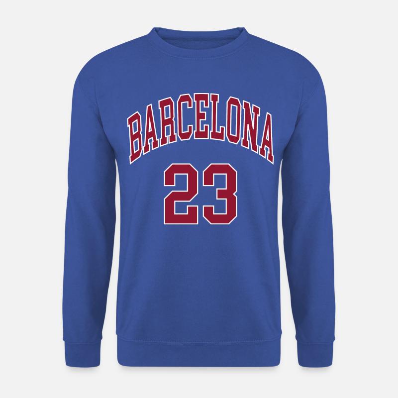 Barcelone 23 - Sweat-shirt Unisexe - bleu royal