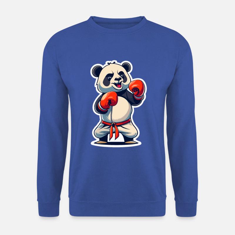 Boxe Panda - Sweat-shirt Unisexe - bleu royal