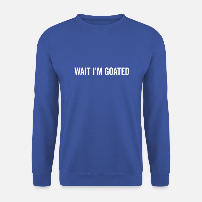 Warte, ich bin Ziegenbart - Unisex Pullover - Royalblau