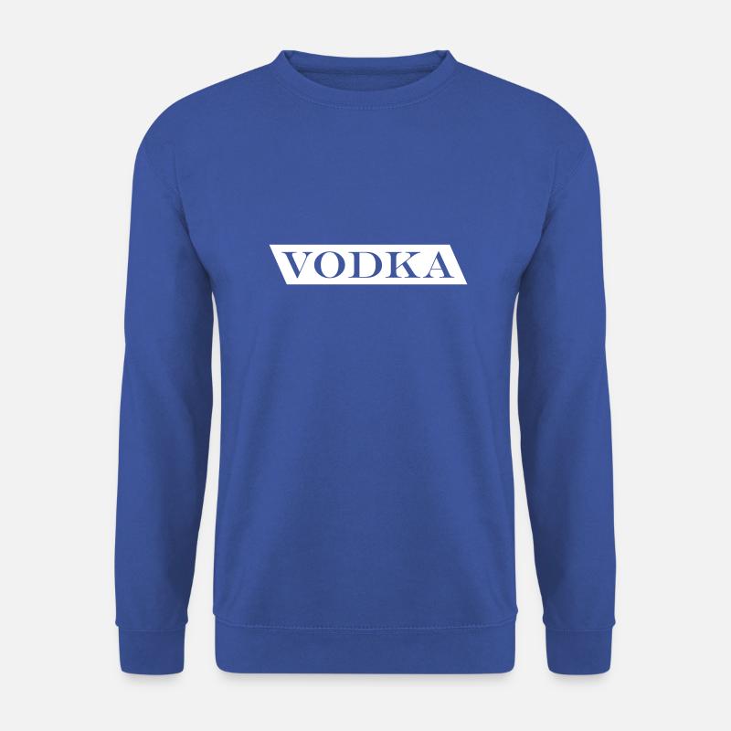 Vodka Schnaps Alkohol - Unisex Pullover - Royalblau