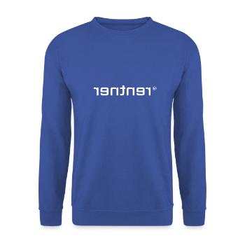 rentner - Unisex Pullover - Royalblau - Vorne - Alina (178cm) & Michal (187cm)