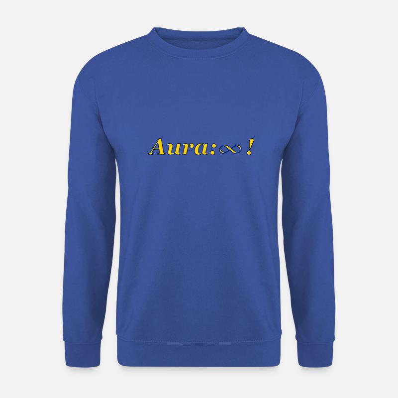 Aura positiv Unendlich mit blauem Rand - Unisex Pullover - Royalblau