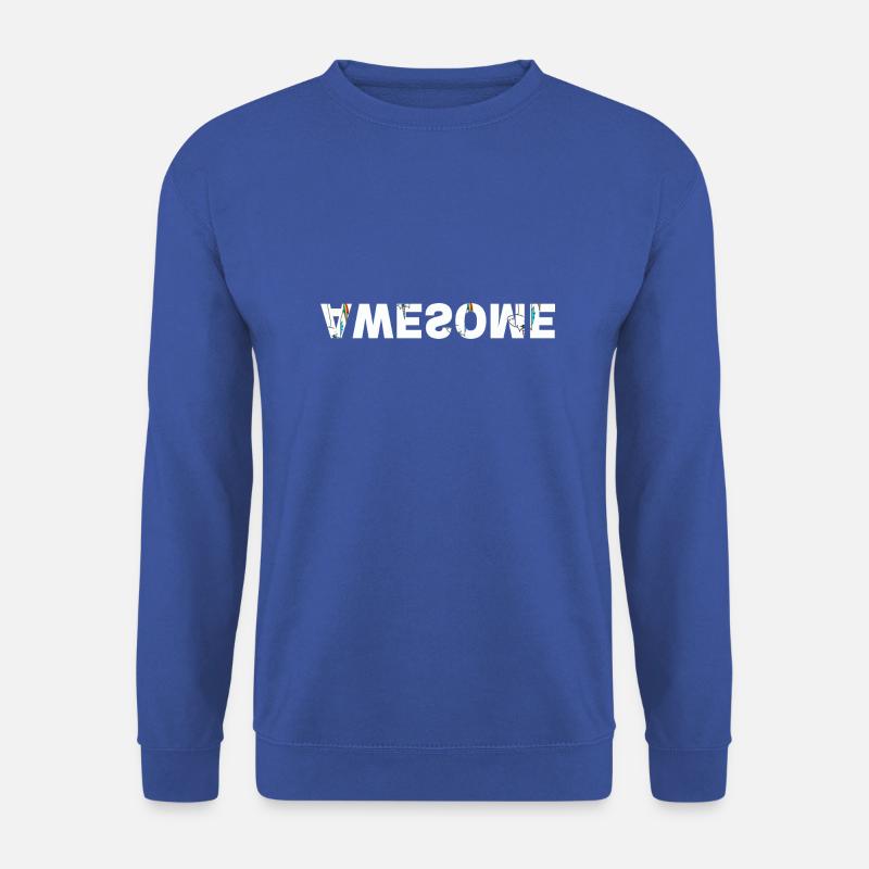 Awesome - Unisex Pullover - Royalblau