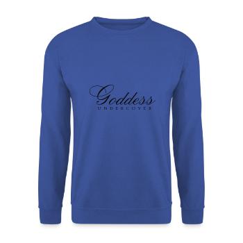 Goddess Undercover Goddess Design M K Eyelneiri 1 - Unisex Sweatshirt - royal blue - Front - Alina (178cm) & Michal (187cm)