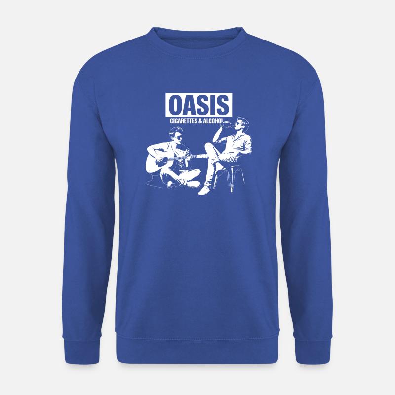 Cigarettes & Alcohol - Definitely Maybe - Unisex Pullover - Royalblau