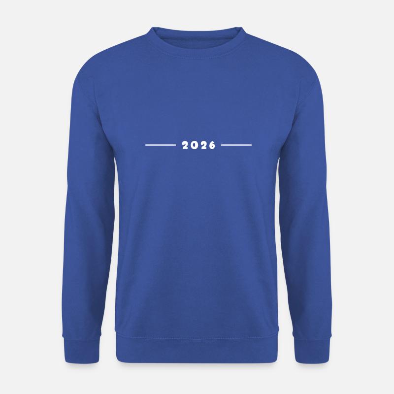 2026 Jahr - Unisex Pullover - Royalblau