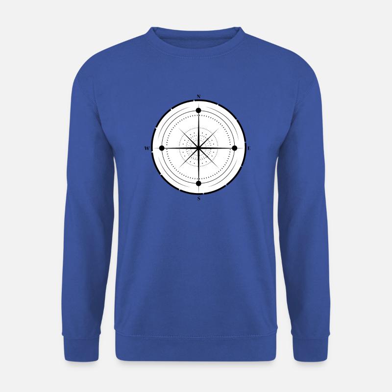 Kompass Weltreise Geschenk Urlaub - Unisex Pullover - Royalblau