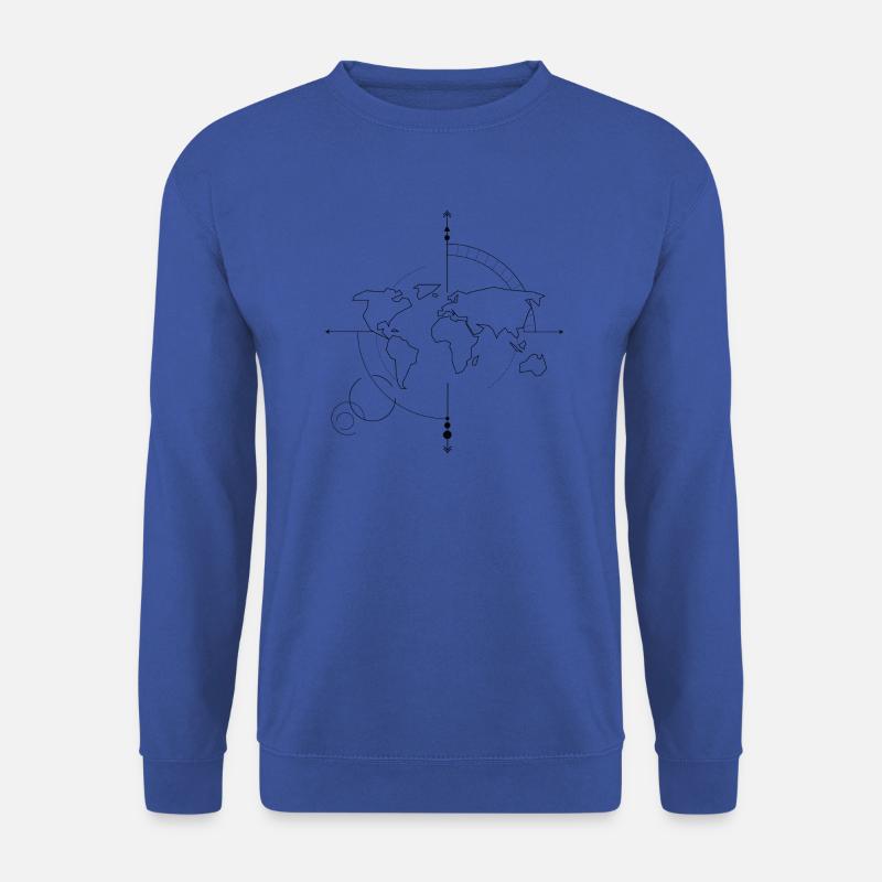 Kompass - Unisex Pullover - Royalblau