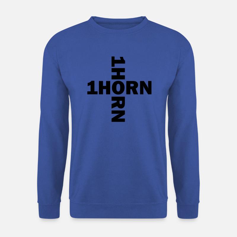 Einhorn gekreuzt - Unisex Pullover - Royalblau