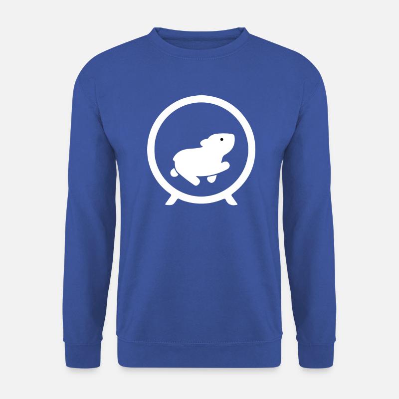 Hamster 9 to 5 Burnout - Unisex Pullover - Royalblau