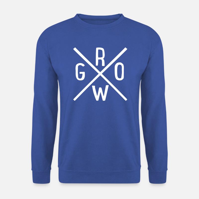 grow - Unisex Pullover - Royalblau