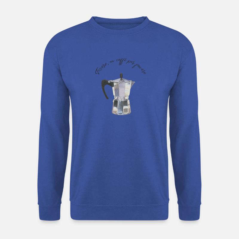 Tesoro un caffè per favore - Unisex Pullover - Royalblau