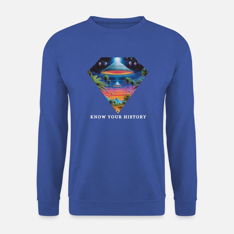 Pyramiden - Unisex Pullover - Royalblau