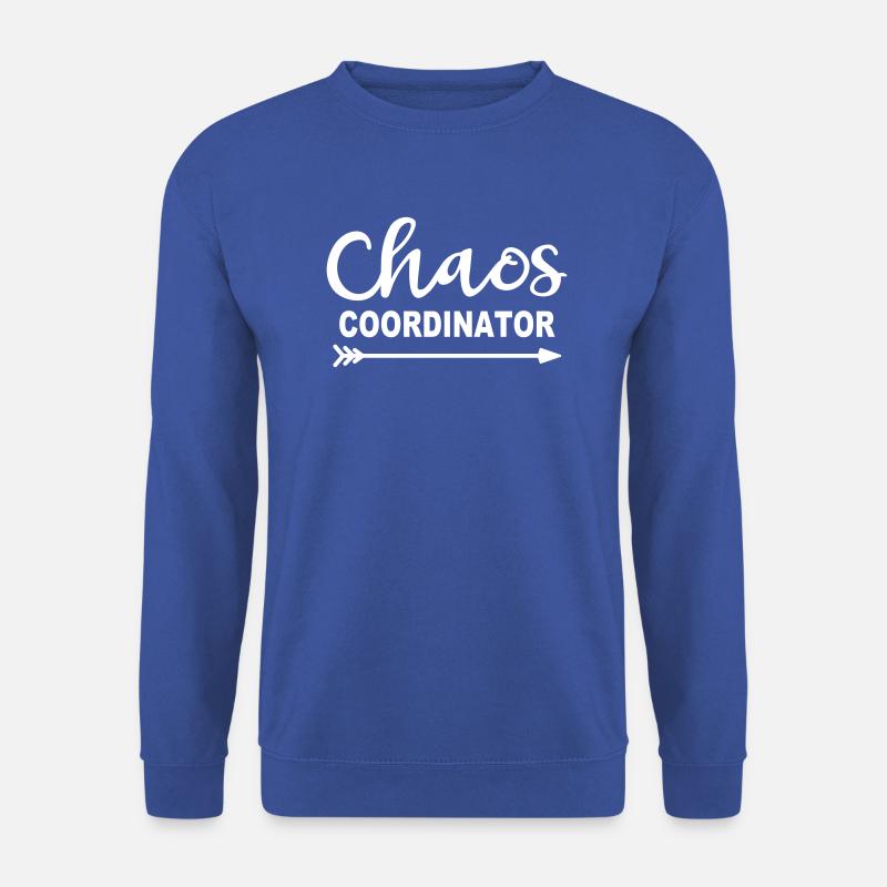 Chaos Coordinator Genie beherrscht chaos Mama Papa - Unisex Pullover - Royalblau