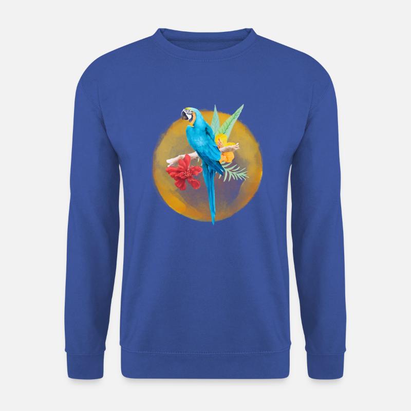 Papagei - Unisex Pullover - Royalblau