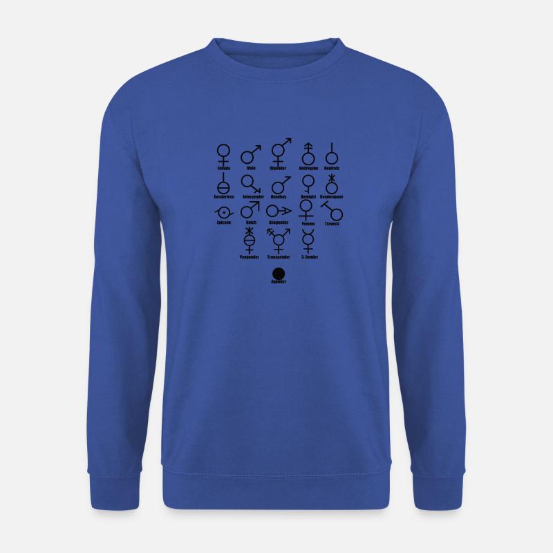 Gender with description - Unisex Sweatshirt - royal blue