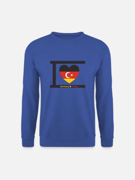 I Love Germany Turkey Home - Unisex Sweatshirt - royal blue
