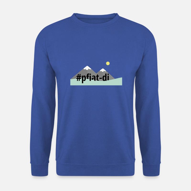 Dialekt Tschüss Berge Tirol - Unisex Pullover - Royalblau