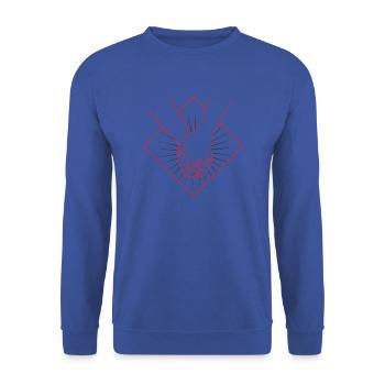 together relationship - Unisex Sweatshirt - royal blue - Front - Alina (178cm) & Michal (187cm)