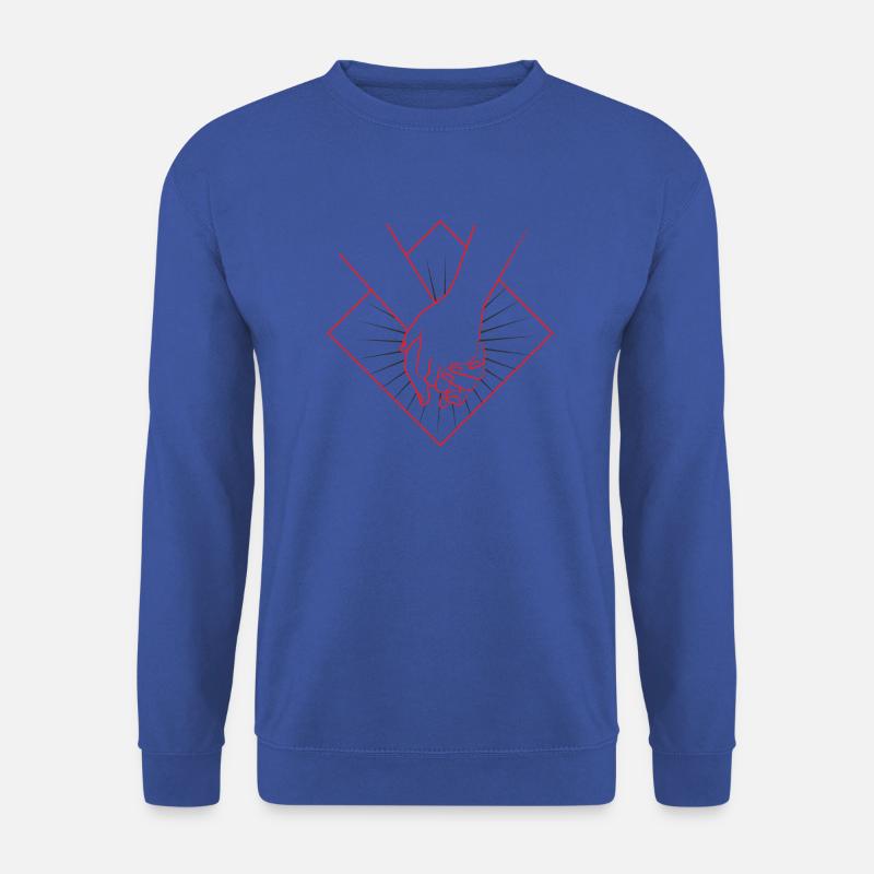 ensemble relation - Sweat-shirt Unisexe - bleu royal