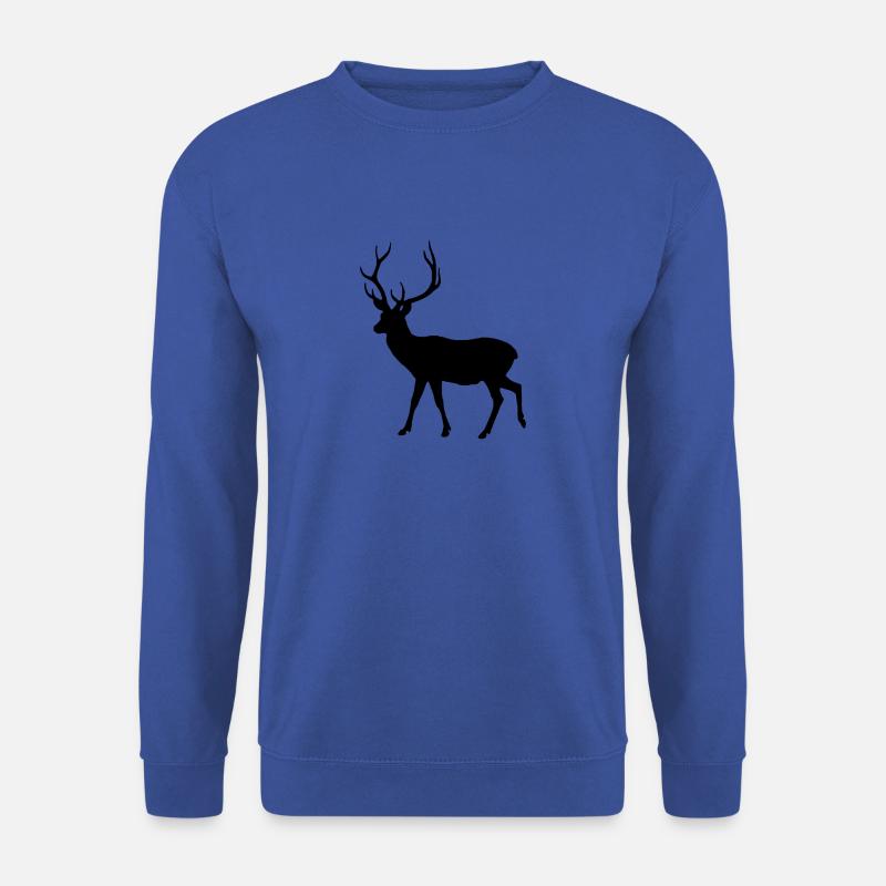 Brave Deer Stolzer Hirsch - Unisex Pullover - Royalblau