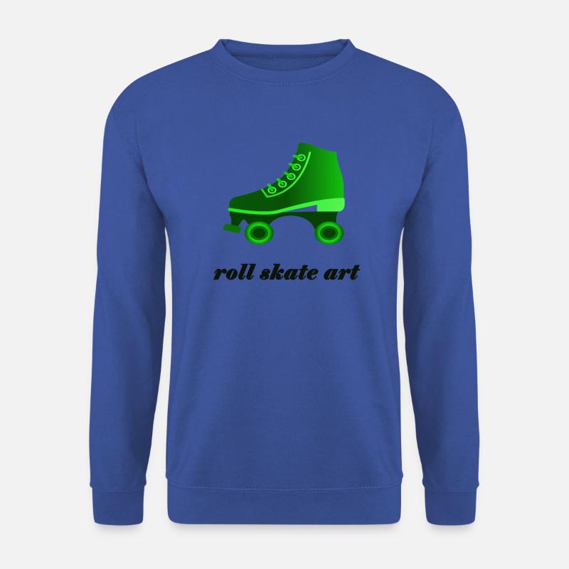 roll skate art, rollschuh, sport, hobby, freizeit - Unisex Pullover - Royalblau