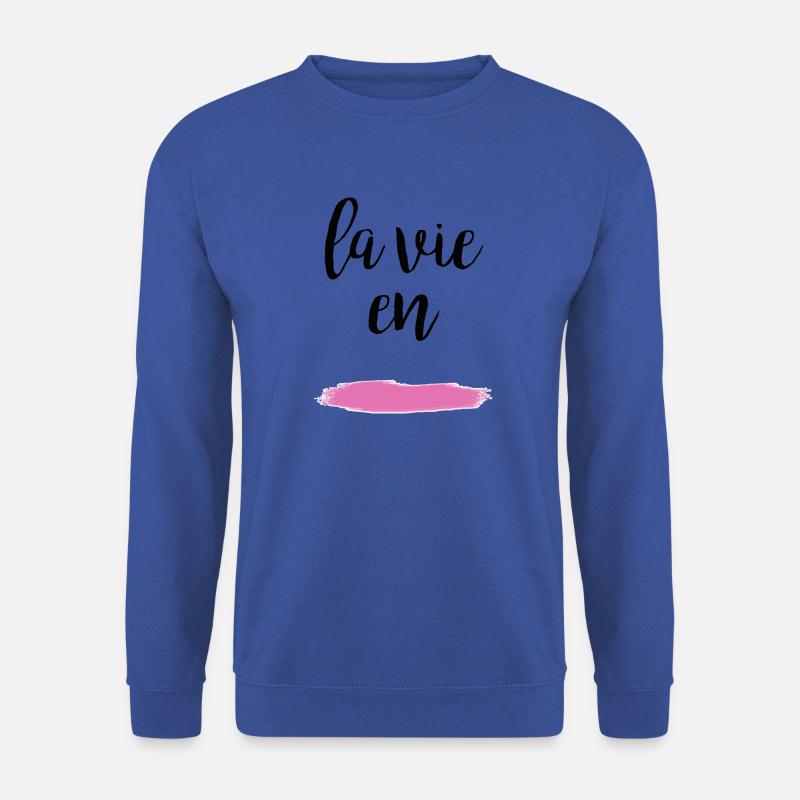 La Vie en Rose - Unisex Pullover - Royalblau