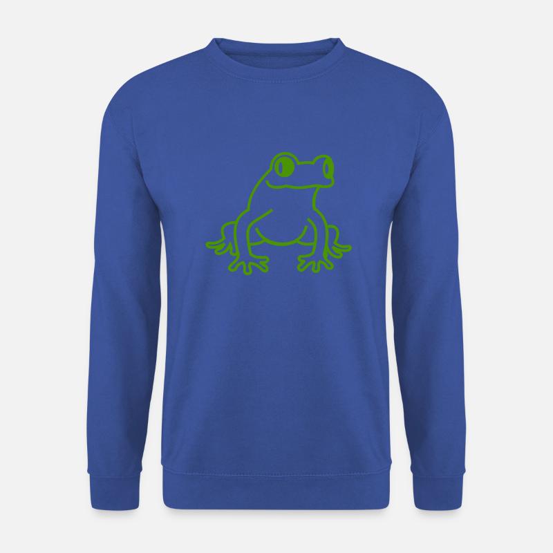 Grüner frosch tier,frosch - Unisex Pullover - Royalblau