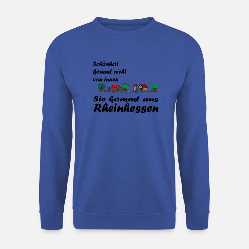 Schönheit kommt aus Rheinhessen - Unisex Pullover - Royalblau