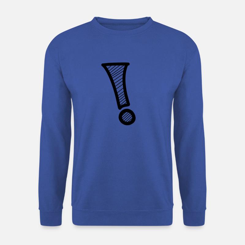 Ausrufezeichen - Unisex Pullover - Royalblau