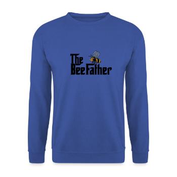 L’Abeille - Sweat-shirt Unisexe - bleu royal - Devant - Alina (178cm) & Michal (187cm)