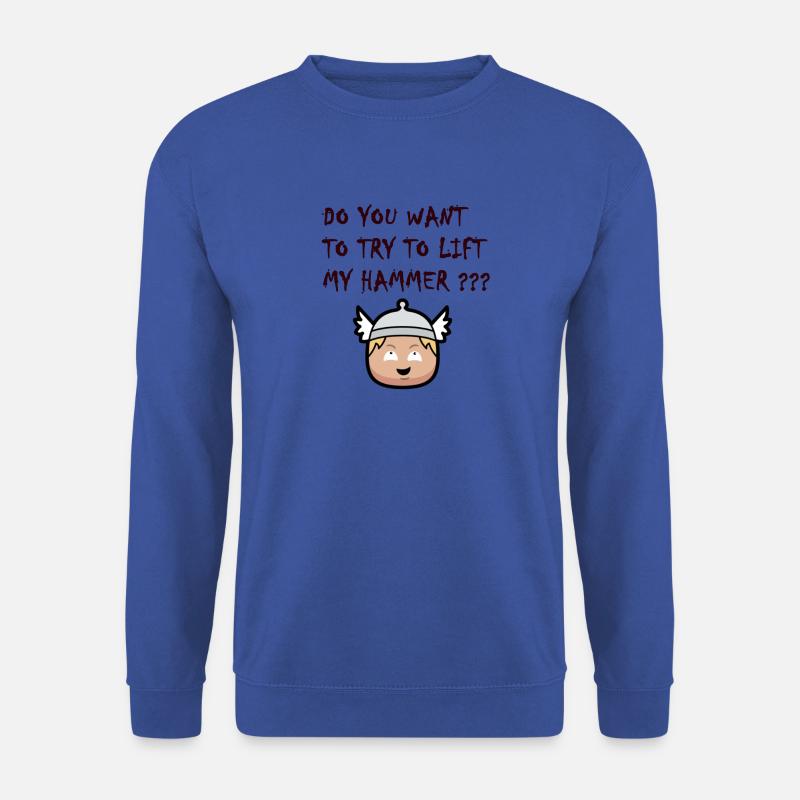 thors hammer - Unisex Pullover - Royalblau