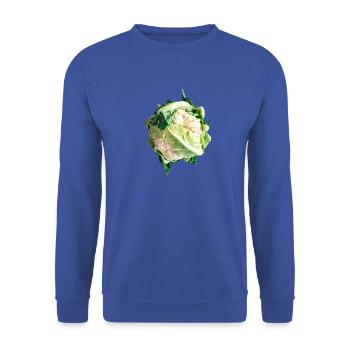 chou-fleur - Sweat-shirt Unisexe - bleu royal - Devant - Alina (178cm) & Michal (187cm)