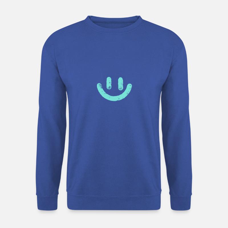 smiley - Unisex Pullover - Royalblau