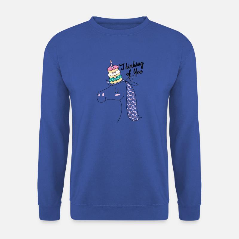 Donut einhorn - Unisex Pullover - Royalblau