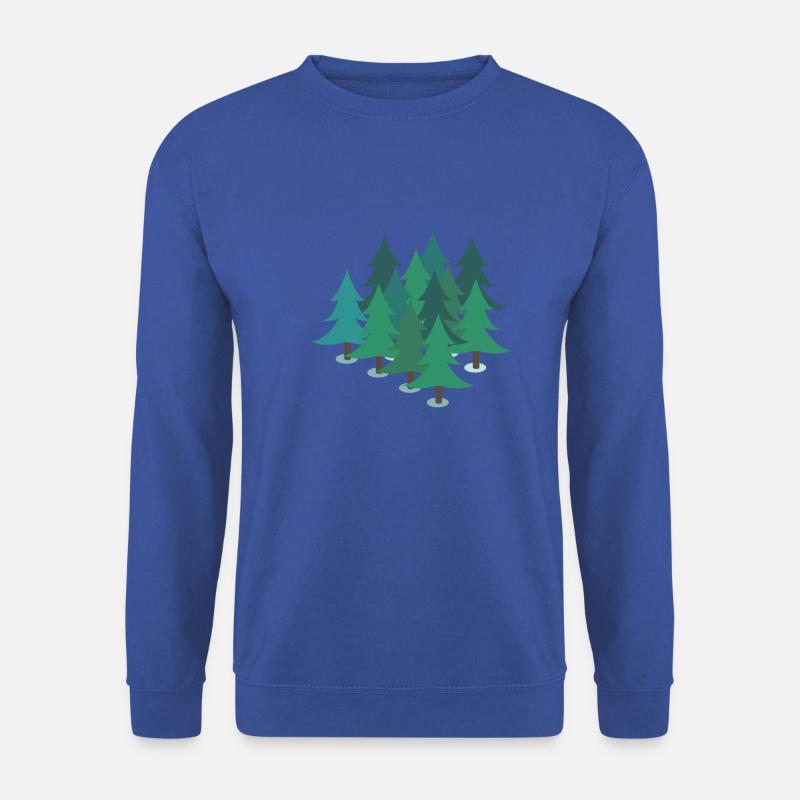 Wald Bäume Tannenbäume Tannen - Unisex Pullover - Royalblau
