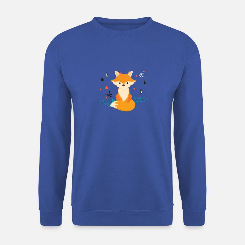 Conception de renard mignon - Sweat-shirt Unisexe - bleu royal