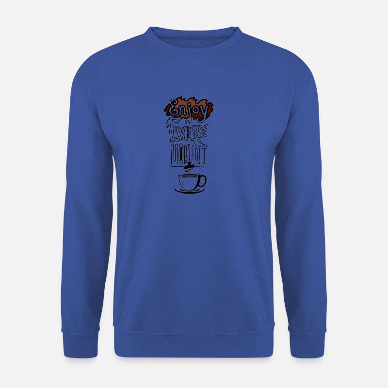 kaffe Tasse Warm Liebe - Unisex Pullover - Royalblau