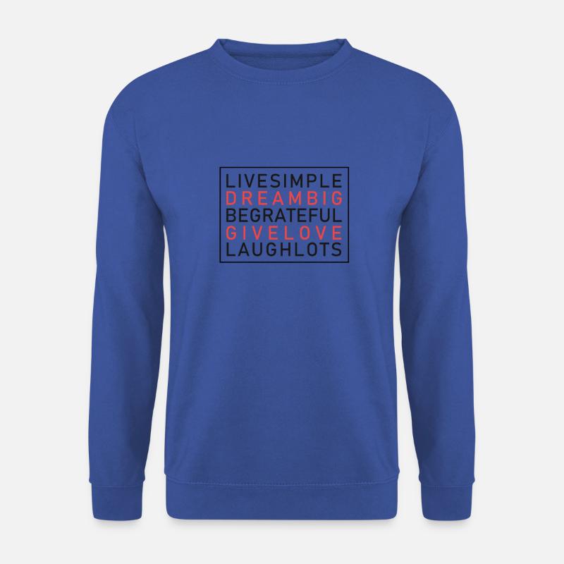 DREAM BIG - Unisex Pullover - Royalblau