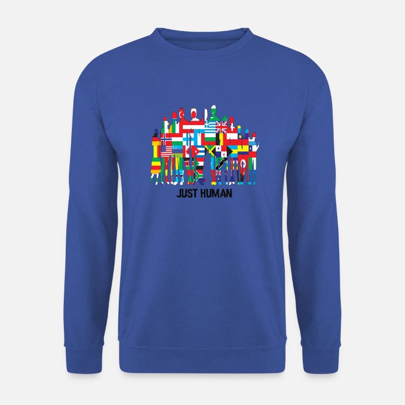 No to racism - Unisex Pullover - Royalblau