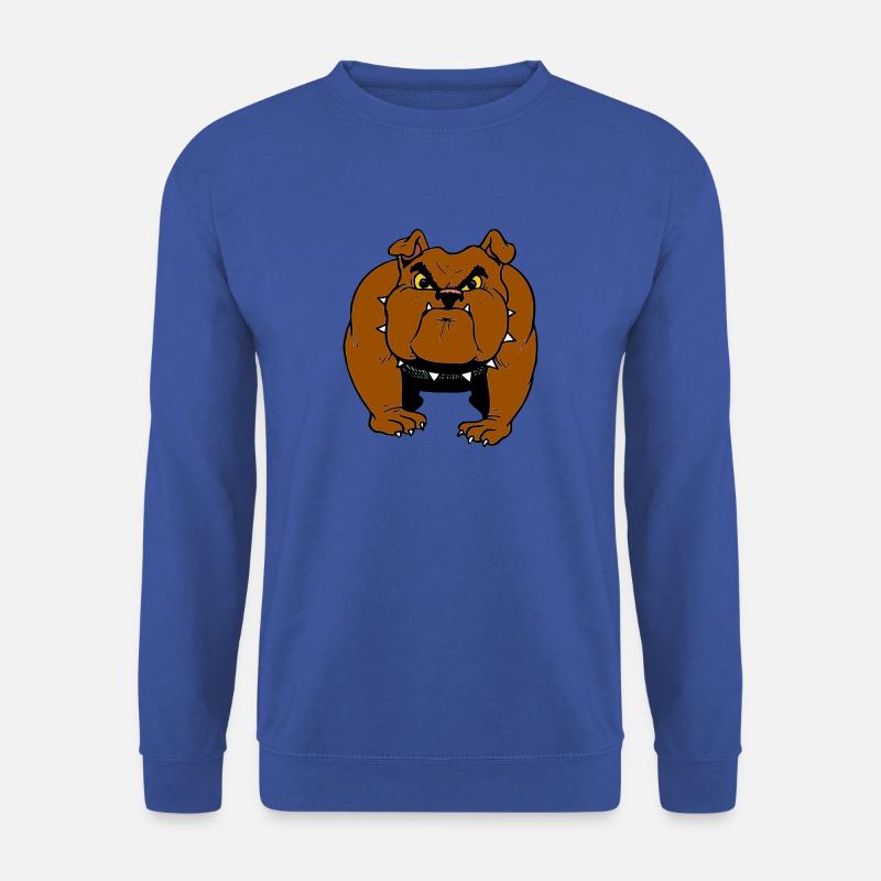 Bulldogge - Unisex Pullover - Royalblau