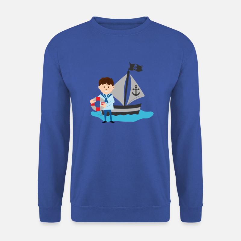 Pirat Segler dulli - Unisex Pullover - Royalblau