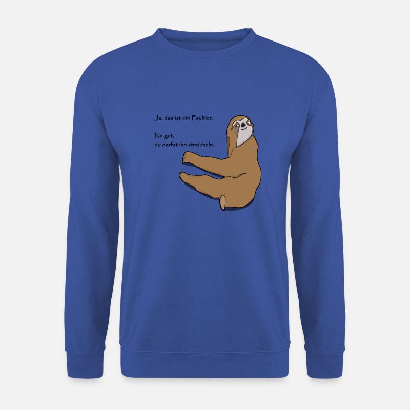 Sloth hug | Funny sloth design - Unisex Sweatshirt - royal blue