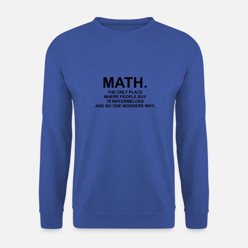 Mathe - Unisex Pullover - Royalblau