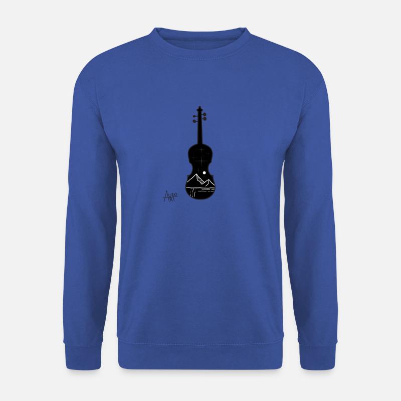Geigenmusik - Unisex Pullover - Royalblau