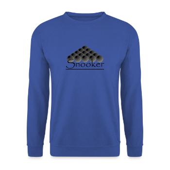 Snooker - Unisex Pullover - Royalblau - Vorne - Alina (178cm) & Michal (187cm)