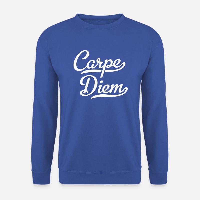 Carpe Diem - Unisex Pullover - Royalblau